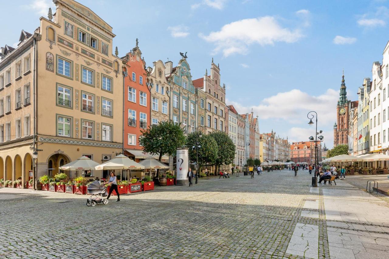 Dlugi Targ Street, Main Old Town & Riverside By Downtown Apartments Gdansk Bagian luar foto