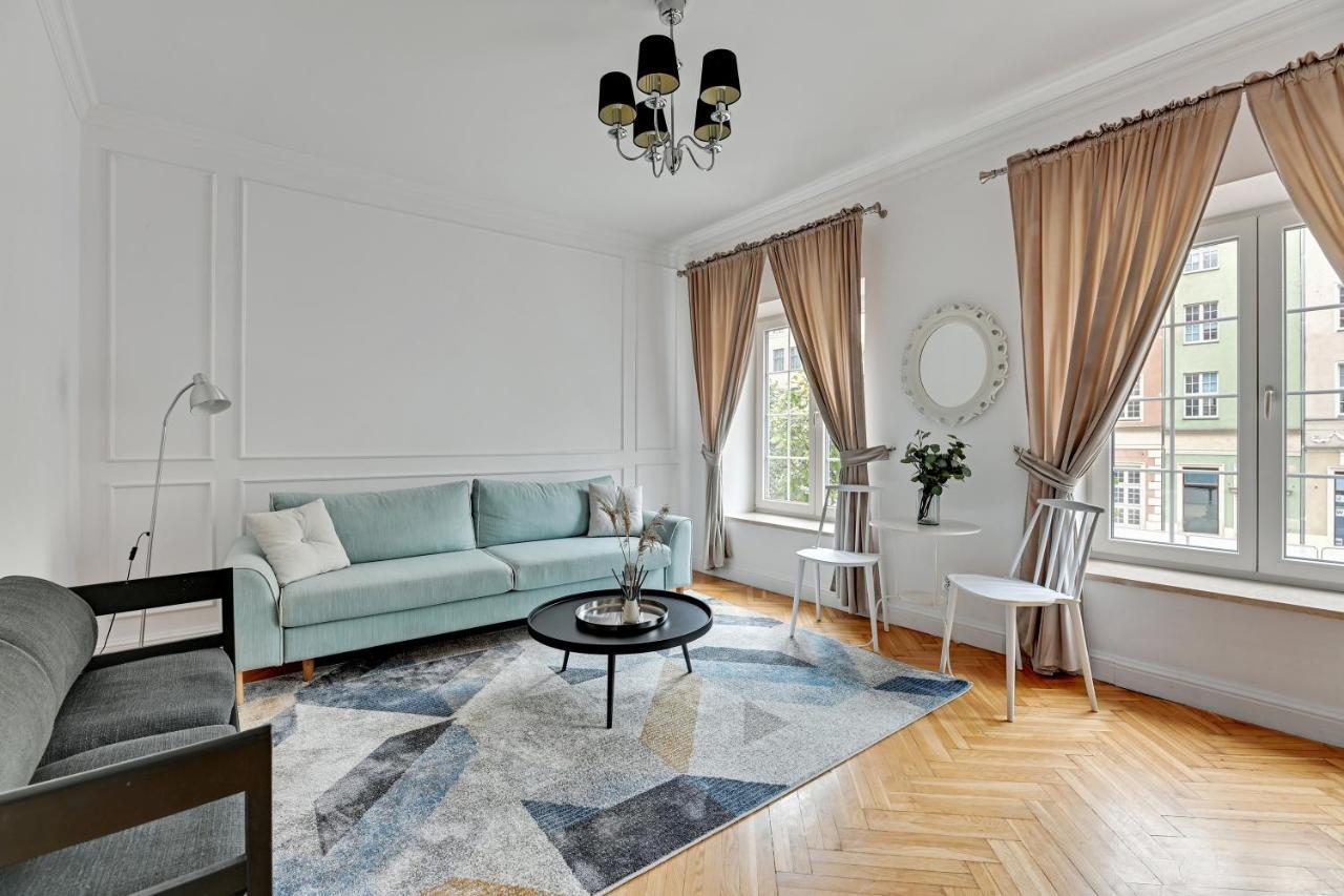 Dlugi Targ Street, Main Old Town & Riverside By Downtown Apartments Gdansk Bagian luar foto
